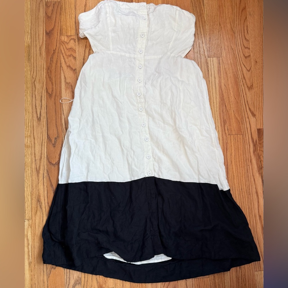 Anthropologie Maeve Colorblocked Contrast Midi Dress Size XL - Picture 2 of 7